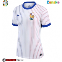 Ženske Nogometnih dresov Francija Gostujoči EP 2024 Kratki rokavi